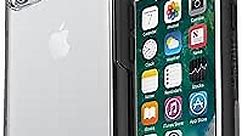 OTTERBOX SYMMETRY CLEAR SERIES Case for iPhone SE (2nd gen - 2020) and iPhone 8/7 (NOT PLUS) - Retail Packaging - BLACK CRYSTAL (CLEAR/BLACK)