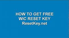 How to get free wic reset key - Reset Epson Printer