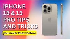 iPhone 15/15 Pro/15 Pro Max Tips & Tricks you never knew before #iphone15 #iphone #iphone15pro