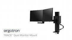 Ergotron's Award-Winning TRACE™ Dual Monitor Mount: In Motion