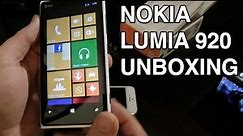 Nokia Lumia 920 unboxing review