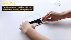 How to install UNBREAKcable iPhone 8/7 tempered glass screen protector?