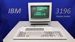 The IBM 3196 terminal!