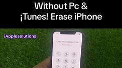 How To Factory Reset Screen Locked iPhone 4/5/6/7/8/X/Xr/11/12/13 Without Pc & ¡Tunes! Erase iPhone. #Unlock_iPhone_11 #How_To_Unlock_iPad #Unlock_Disable_iPad #Unlock_Unavailable_iPad #Unlock_Passcode _Locked_iPad #How_To_Reset_iPhone #How_To_Reset_Unavailable_iPhone