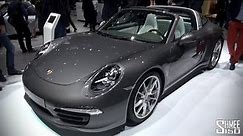 UP CLOSE: Porsche 911 Targa 4 Roof Action at Geneva 2014