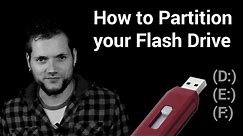 Convert USB flash drive to a Local Disk
