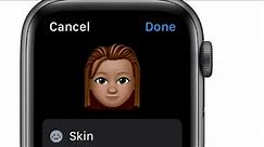 A video of the new Memoji app on  watch OS 7