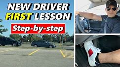 Learn HOW to DRIVE a CAR | First Driving Lesson | Step-by-step