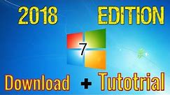 Download Windows 7 2018 Edition Theme for Windows 10, 8.1, 7 || Windows 7 2018 Edition