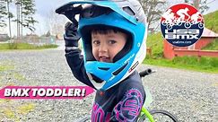 BMX Racing Toddler | 3-Year-Old Wins Full Track Bike Race Against 5 Year Olds!