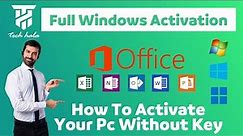 How To Activate Windows Without Product Key