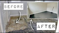 How to paint concrete floors | THE EASY WAY!!!