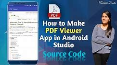 How to Create PDF Viewer App in Android Studio