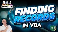 How To Find ANY Record With Excel VBA + Free Cheat Sheet