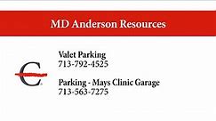 Parking at MD Anderson