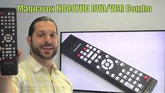 Magnavox NB887UD DVD/VCR Combo Player Remote Control - www.ReplacementRemotes.com