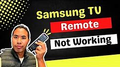 How to Fix Samsung TV Remote Not Working or Responding - 11 Fixes!