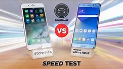 iPhone 7 Plus vs Galaxy Note 7 - SPEED Test