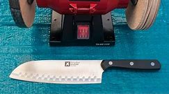 Easy way to Sharpen a knife within a minute, bench grinder hack required