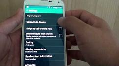 Samsung Galaxy S5: How to Enable/Disable Swipe to Call or Message