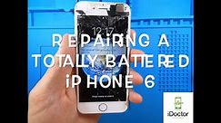 Repairing a totally smashed iPhone 6 screen