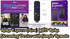 Roku Express (New) | HD Roku Streaming Device with Simple Remote