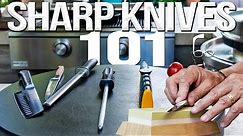 THE BEST WAYS TO SHARPEN YOUR KITCHEN KNIFE | SAM THE COOKING GUY 4K