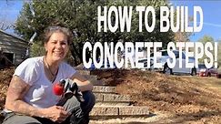 How to Build Concrete Block Steps, Stargaard Art VLOG 28