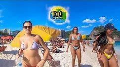 🇧🇷Rio de Janeiro Copacabana Beach Brasil 2021 - [Beach Walk Full Tour]