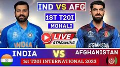 🔴Live IND vs AFG 1st T20 Match Scores | Live Cricket Match Today | India vs Afghanistan #livescore