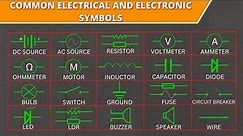 Basic Electrical and Electronic Symbols