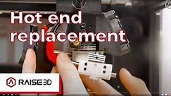 Hotend Removal and Replacement for Pro2 Series 3D Printers | RaiseAcademy