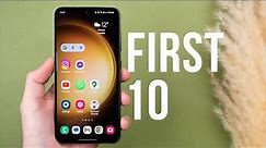 Galaxy S23 - First 10 Things To Do! (Tips & Tricks)
