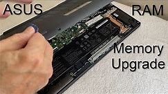 ASUS RAM Upgrade Laptop - ASUS Laptop Disassembly (2024)