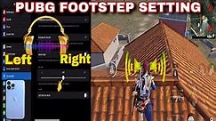 Pubg Mobile Sound Setting in iOS✅✅ Pubg Footstep Right And Left Setting || Pubg Audio setting iOS