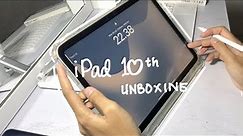  iPad 10th Generation Unboxing + Accessories