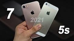 iPhone 5s vs iPhone 7 in 2021