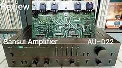 Sansui amplifier AU-D22 review vintage by JN Electric