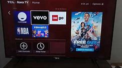 Unboxing and quick Set up of the TCL 55 inch Roku TV