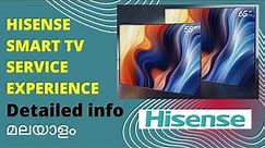 Hisense service experience | Hisense smart tv user review | മലയാളം