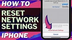 iOS 17: How to Reset Network Settings on iPhone