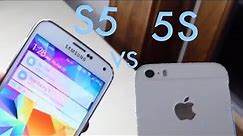 SAMSUNG GALAXY S5 Vs iPHONE 5S! (2018 Comparison) (Review)