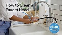 How to Clean a Faucet Head