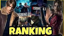 Ranking all Resident Evil games