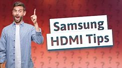 What is the delay level on Samsung HDMI?
