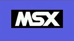 MSX1 boot logo by gdx (original version)