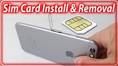 How To Insert/Remove Sim Card From iPhone 6 and iPhone 6 Plus