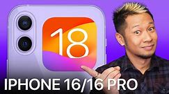 The Latest iPhone 16/16 Pro Leaks! iOS 18 To Focus On A.I. Features!