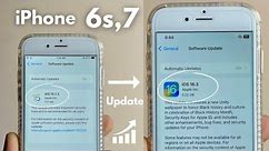 iPhone 7, 6s update on ios 16.3 || How to update iPhone 7,6s on iOS 16.3