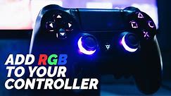 The Most Overkill PS4 Controller RGB Mod!
